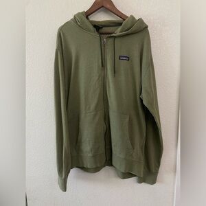 patagonia organic cotton full zip hoodie Sz Xl
